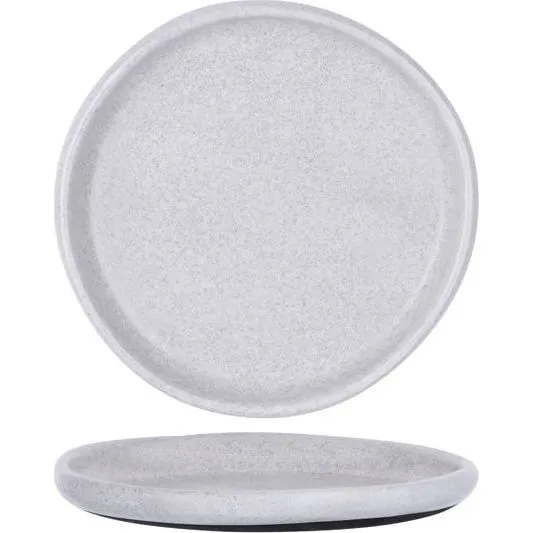 Naturals Ash Grey Round Coupe Plate 205mm