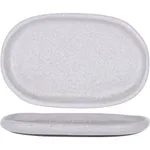 Naturals Ash Grey Oval Coupe Plate 210x135mm