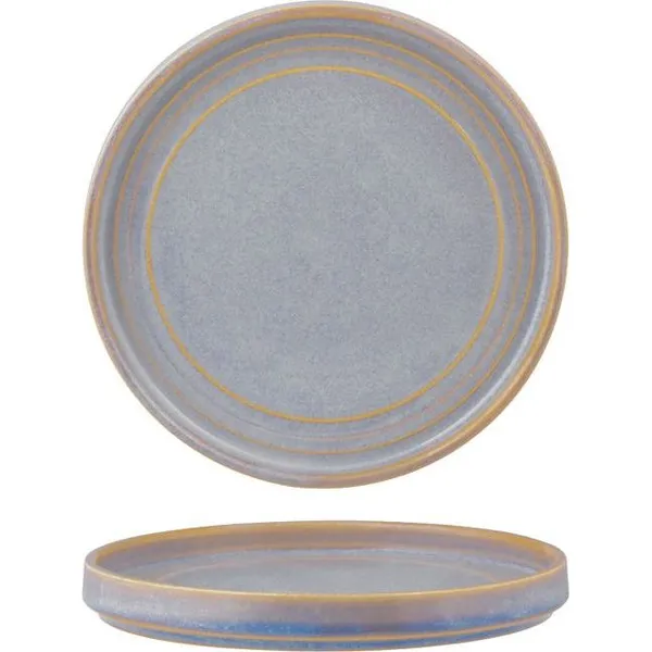 Urban Loft Azure Blue Round Plate 180mm