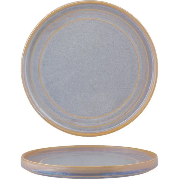 Urban Loft Azure Blue Round Plate 220mm