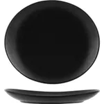 Black Oval Plate 300mm