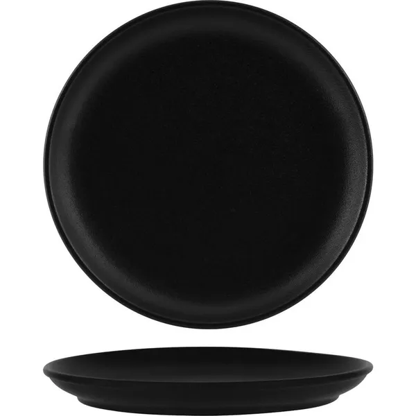 Black Round Coupe Plate 270mm