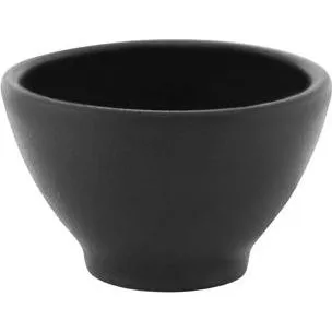 Black Footed Sauce Dish 75mm