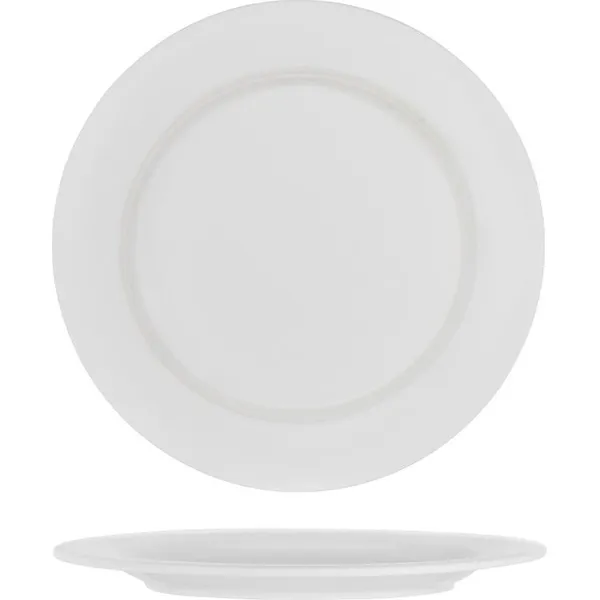 Chelsea Round Plate Flat Rim 300mm