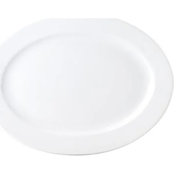 Chelsea Oval Platter Wide Rim 360x260mm