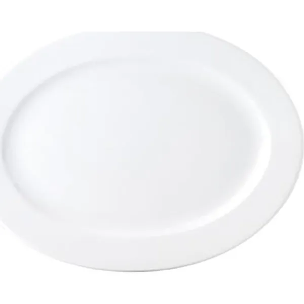 Chelsea Oval Platter Wide Rim 410x300mm