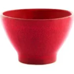 Artistica Reactive Red Footed Sauce Dish 75mm