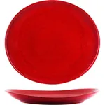 Artistica Reactive Red Oval Plate 210x190mm