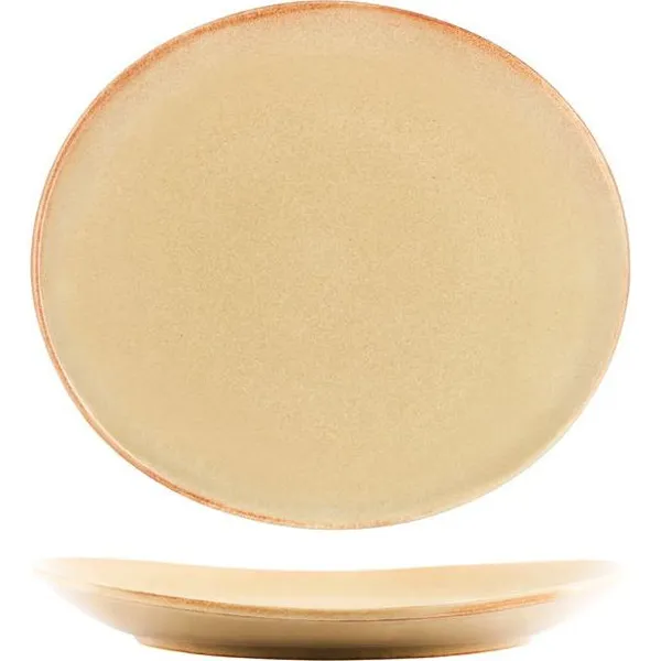 Artistica Flame Oval Plate 210x190mm