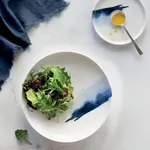 Blue Wave Hygge Round Plate 160mm