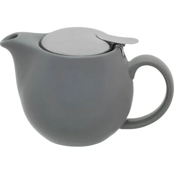 Brew-French Grey Infusion Teapot S/S Lid/Infuser- 350ml