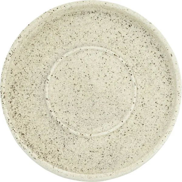 Tan Straight-Side Saucer