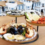 Seafood Stand 3-Tier Brass / Iron 640x560x230mm