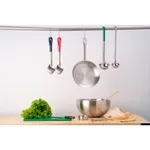 Basting Spoon Perforated Stainless Steel Blue Handle 330mm