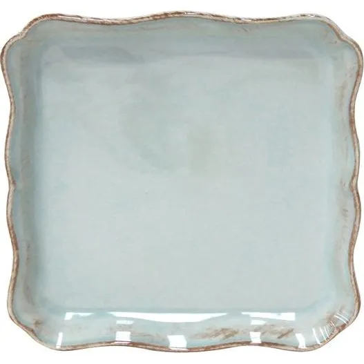 Alentejo Turquoise Square Plate 210x207mm
