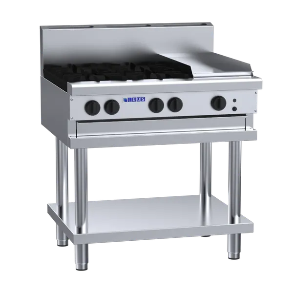 Professional Series 900mm Cooktop, 4 Burners, 300 Grill; Lpg/Propane