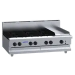 CS-6B3P: 1200mm Commercial Gas 6 Burner & 300mm Griddle Cooktop