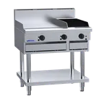 CS-6P3C: 900mm Commercial Gas 600mm Griddle & 300mm Chargrill