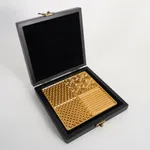 Brass Ice Stamp Plate Gift Box
