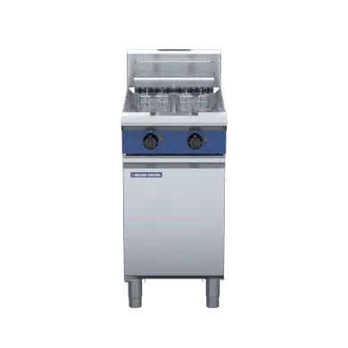 Blue Seal Evolution Series E44 - 450mm Twin Pan Electric Fryer