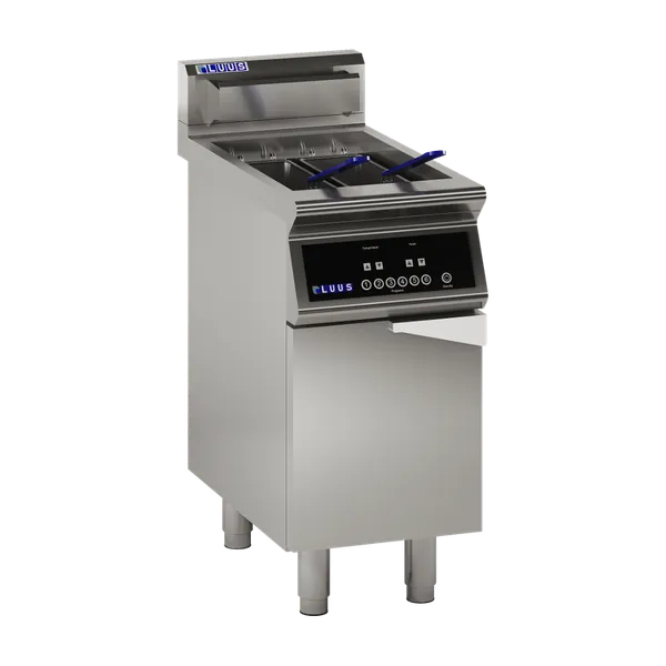 EF7-40: 400mm Commercial Induction 2 Basket Deep Fryer