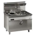 EHW-1C1P: 1100mm High-Power Induction Wok & LHS Pot Combo