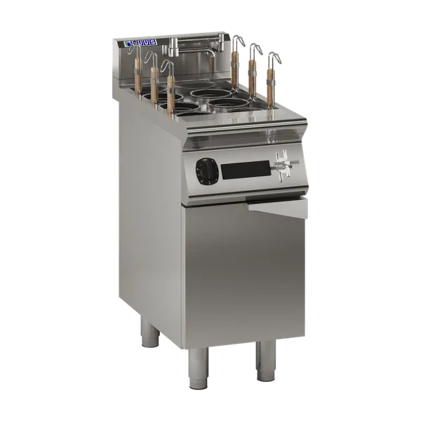 EN7-40: 400mm Commercial 6 Basket Induction Noodle Cooker