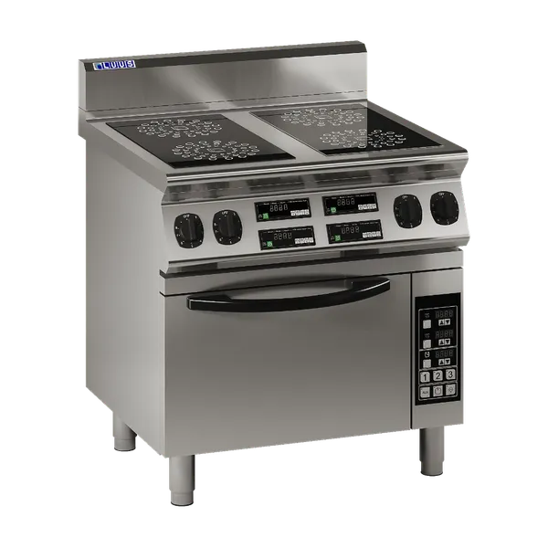 ER7-4B: 800mm Commercial 4 Zone Induction Oven Range