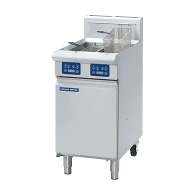 Blue Seal Evolution Series GT46E - 450mm Twin Pan Gas Fryer
