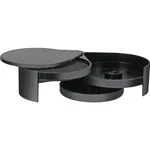 Salt & Sugar Glass Rimmer Black ABS 200x160x70mm