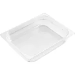 Gastronorm Pan Polycarbonate Clear 1/2 Size 325x265x100mm / 5.9Lt
