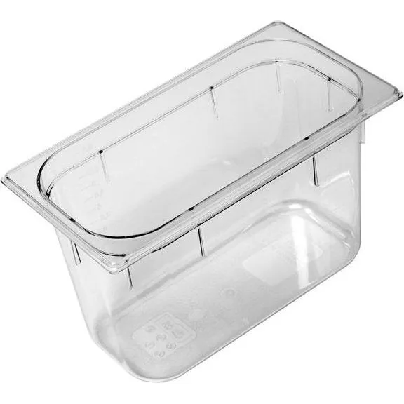 Gastronorm Pan Polycarbonate Clear 1/3 Size 325x176x200mm / 7.0Lt