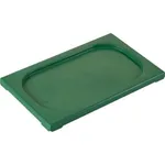 Gastronorm Lid Polypropylene 1/4 Size Green 265x162x20mm
