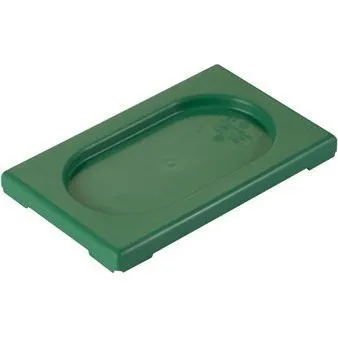Gastronorm Lid Polypropylene 1/9 Size Green 176x108x20mm