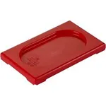 Gastronorm Lid Polypropylene 1/9 Size Red 176x108x20mm