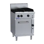 RF-2B3C: 600mm Gas 2 Burner 300mm Chargrill Range & Convection Oven