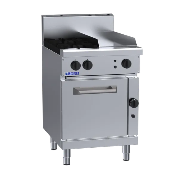 Luus Professional Series 2 Burner Oven Range with 300mm Griddle
