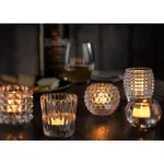 Clear Ribbed Votive - Large
