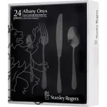 Albany Onyx 24pc Cutlery Set