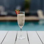 Bamboo Champagne Flute Polycarbonate 130ml