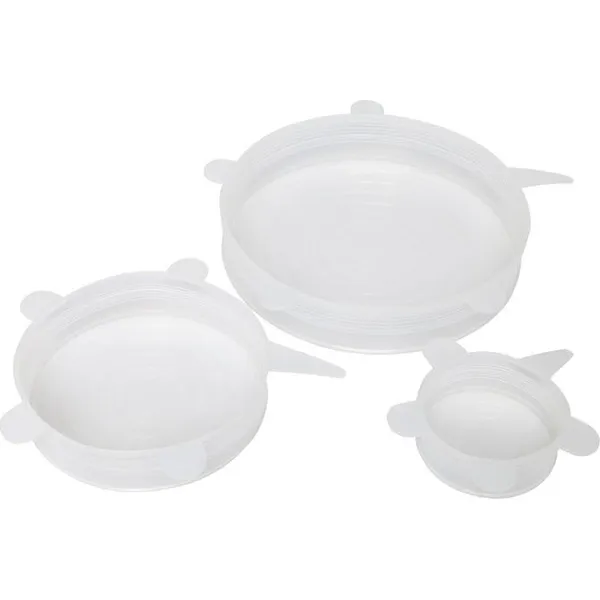 Reuseable Silicone Bowl Cover Set Of 3
