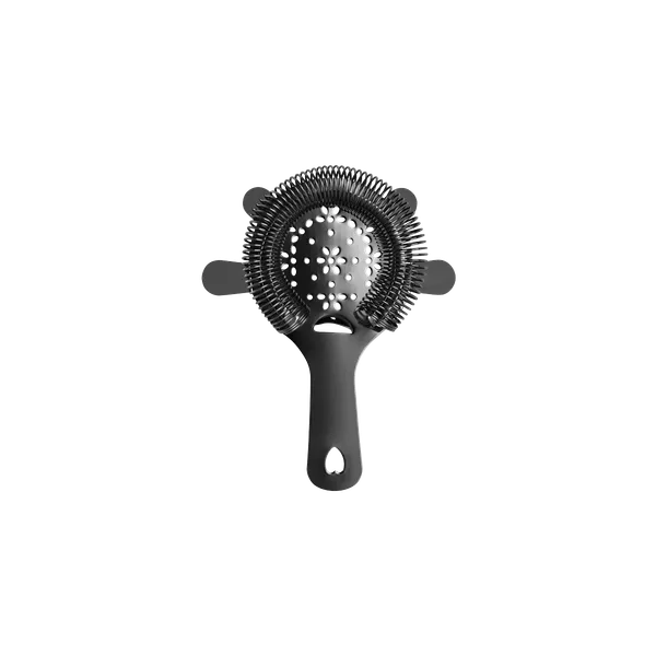 4 Prong Hawthorn Strainer with Flat Handle Gunmetal