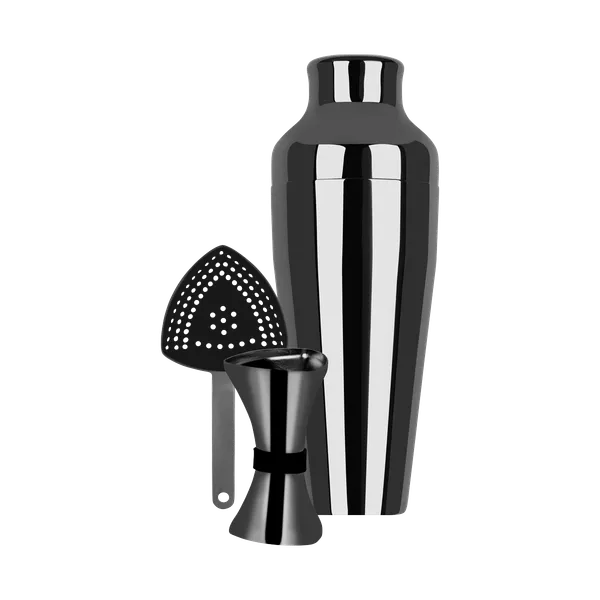 Zanzi Cocktail Set Gun Metal