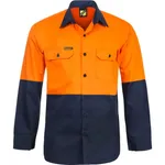 Cotton L/s Shirt W Mesh Insert
