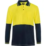 Hi Vis Two Tone Ls Polo Cb