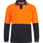Hi Vi Two Tone Ls Laundry Polo