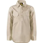 Kids Half Placket Full Col Sht
