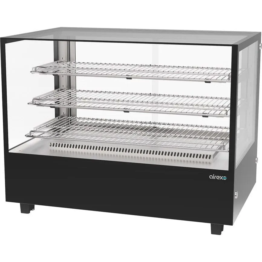 Airex Countertop Heated Square Food Display AXH.FDCTSQ.09 - 900mm Wide