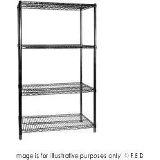 B18/36 Four Tier Shelving - 457 mm deep x 1880 high x 915 width
