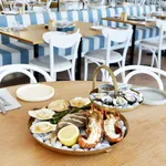 Round Seafood Stand 2-Tier Brass / Iron 365x255mm